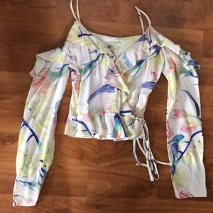 Pastel watercolor top